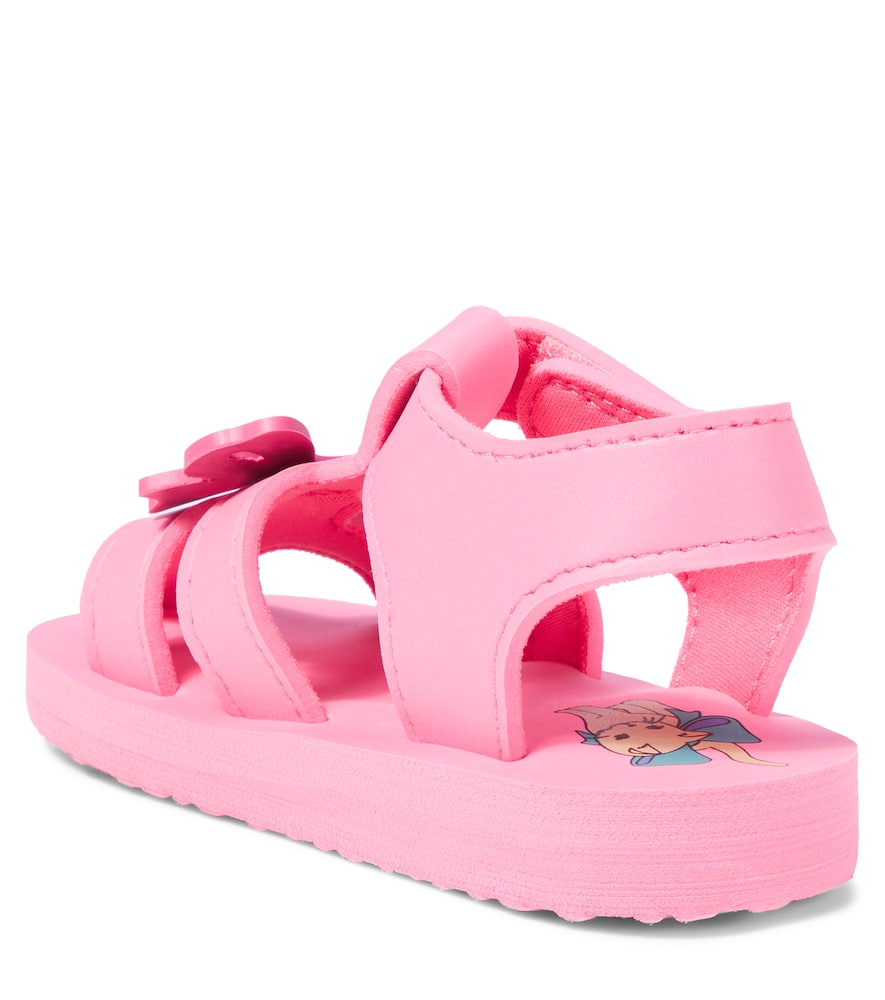 Konges Slojd Sable Faux Leather Sandals In Pink