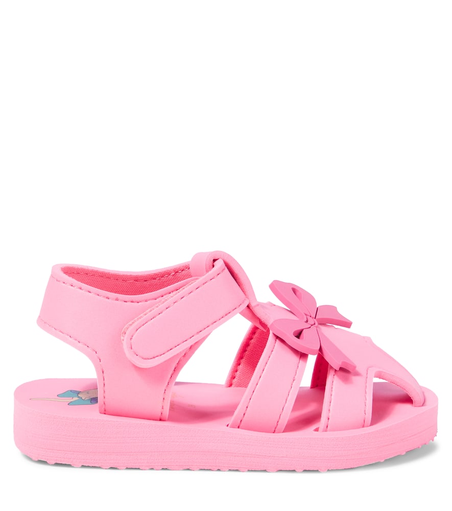 Konges Slojd Sable Faux Leather Sandals In Pink