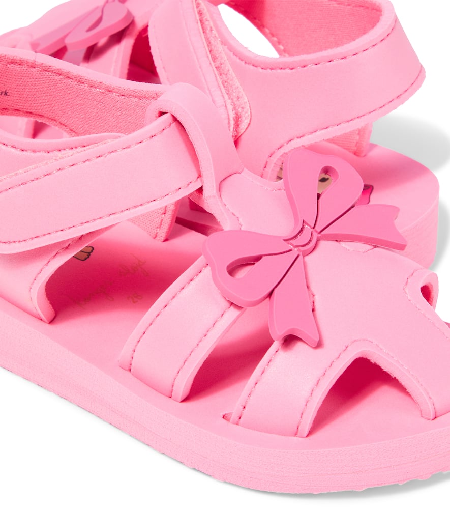 Konges Slojd Sable Faux Leather Sandals In Pink