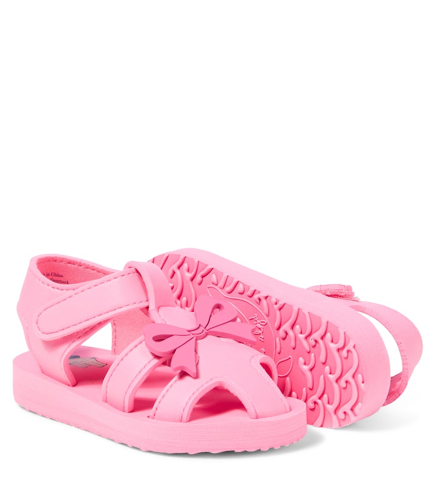 Konges Slojd Sable Faux Leather Sandals In Pink