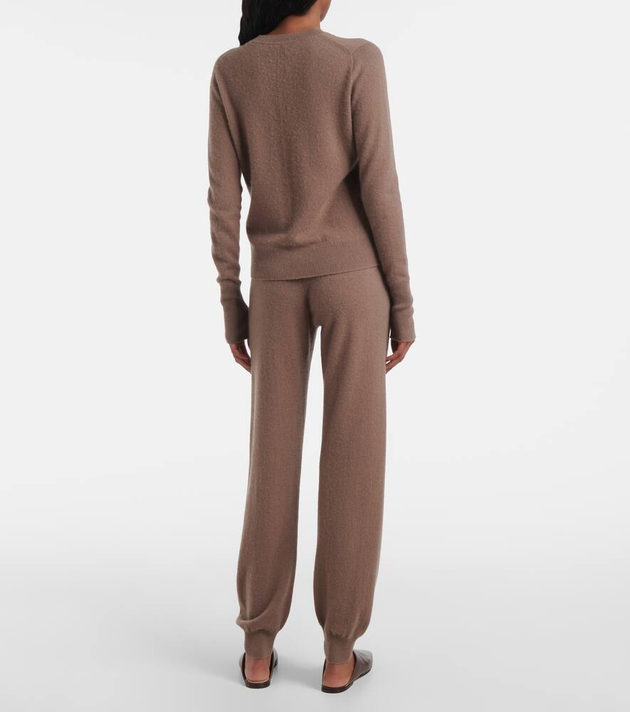 Joseph Womens Escargot Cashair Round-neck Cashmere Jumper In Brown