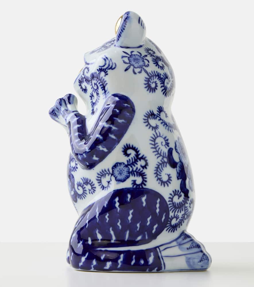 Polspotten Frog porcelain piggy bank