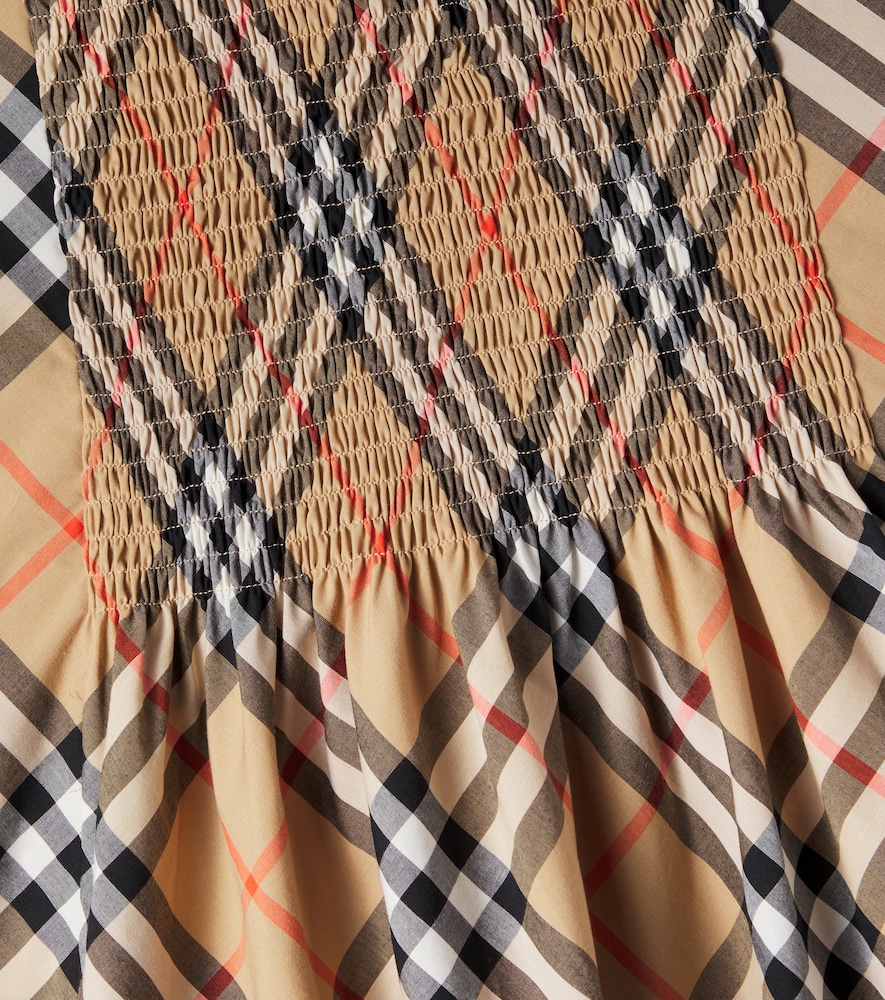  Burberry Kids Burberry Kids Kleid Burberry Check Aus Baumwolle 