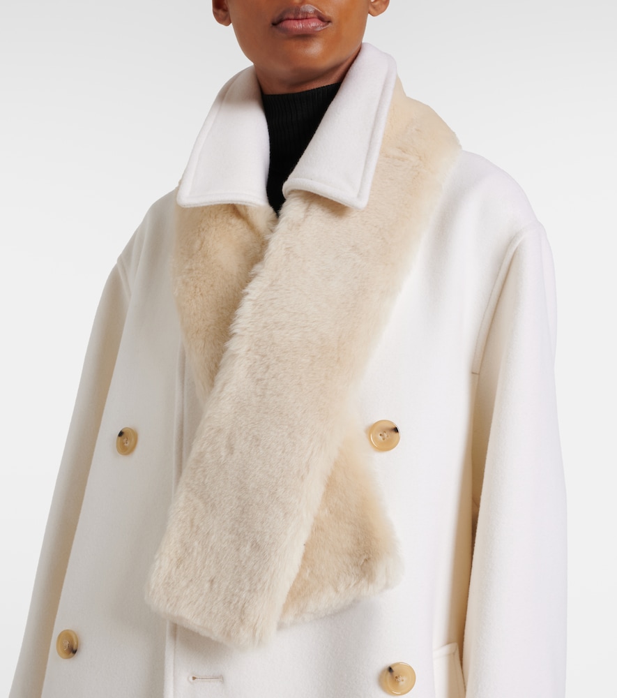 Toteme Shearling scarf