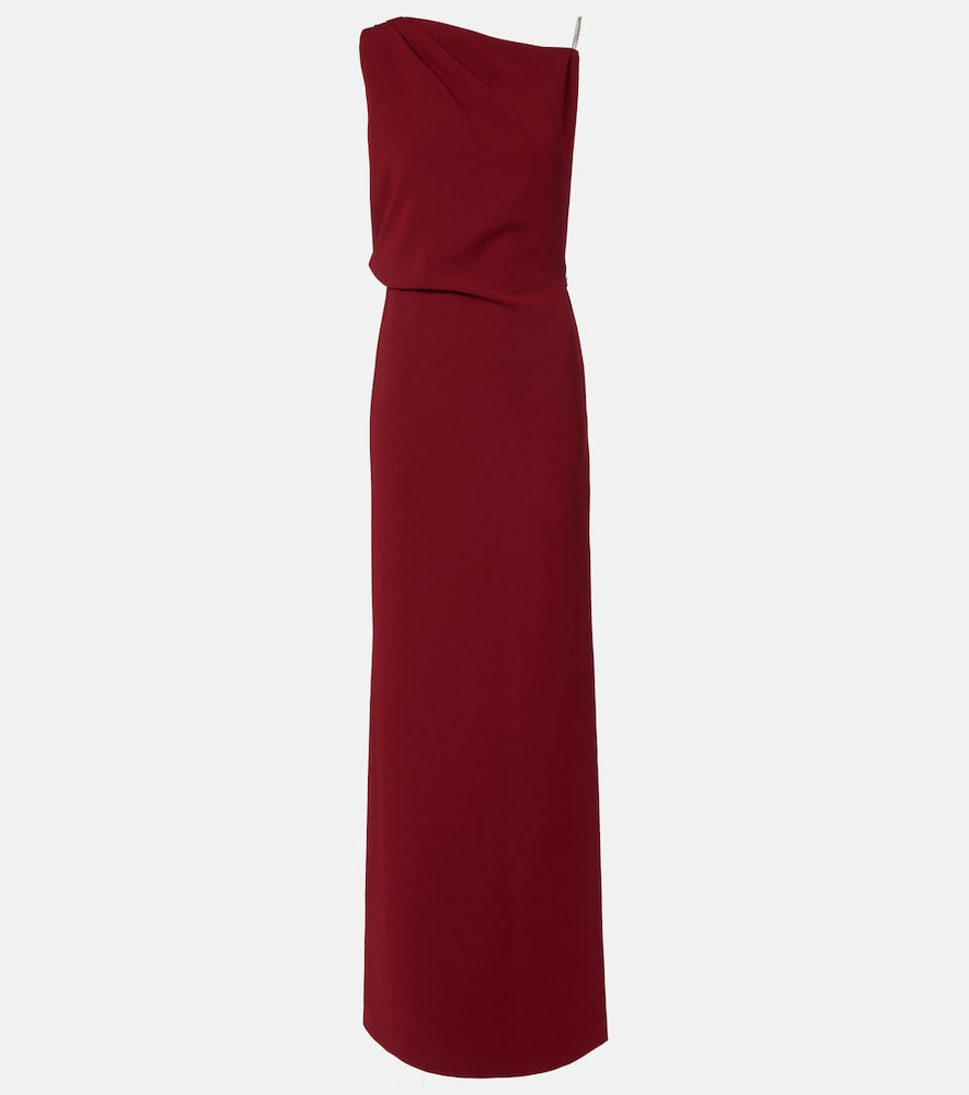 Max Mara Women's Red Draped Maxi Dress UK Size 18 - Mytheresa