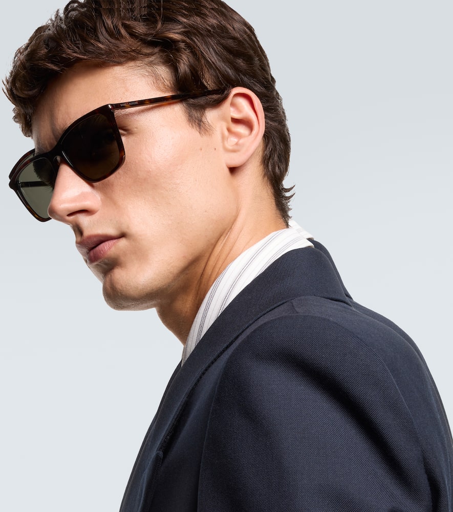 Saint Laurent Sl 851 Square Sunglasses In Brown