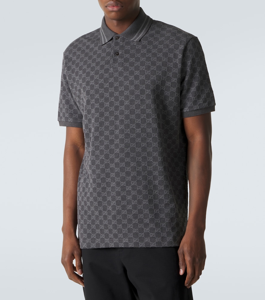  Gucci Gucci Polohemd Gg Aus Baumwoll-piqué 