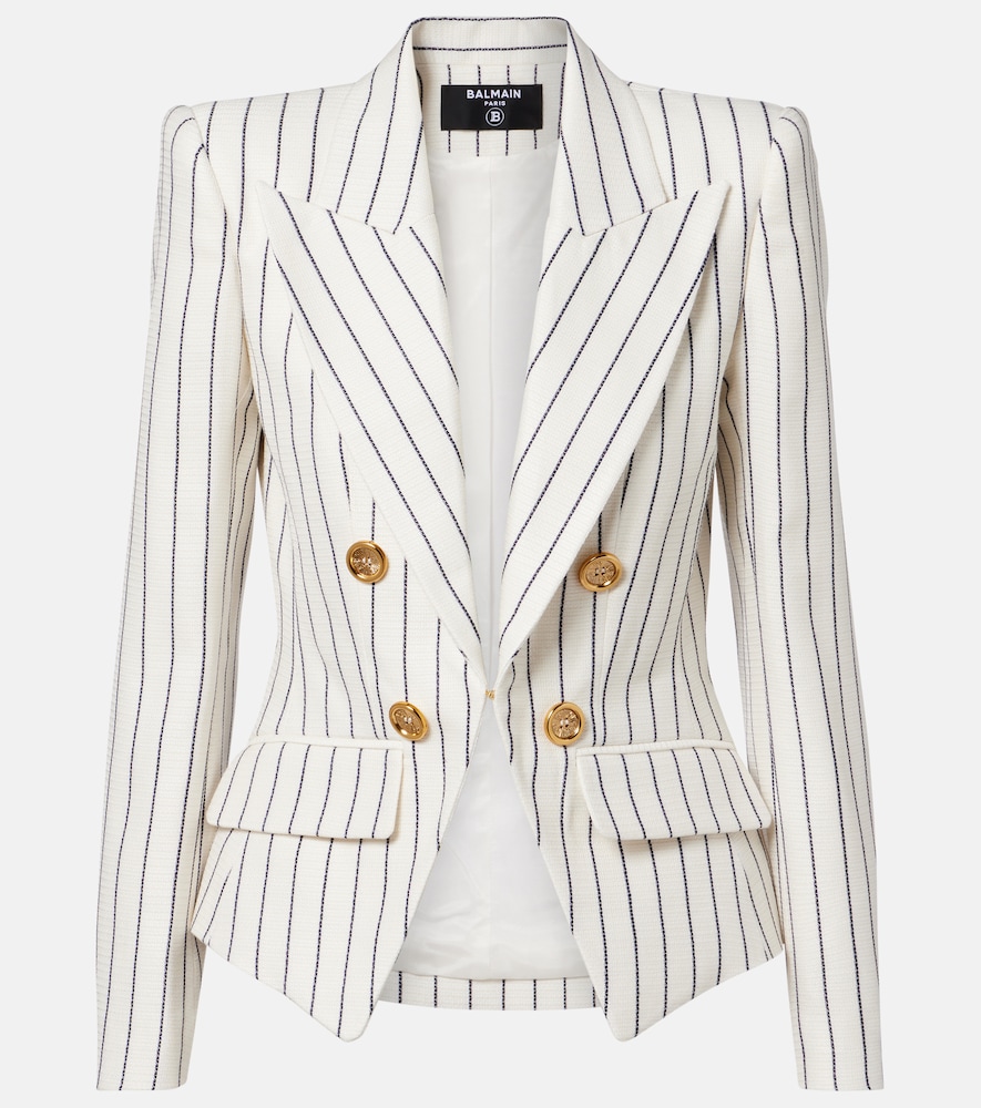 Balmain Pinstripe double-breasted blazer