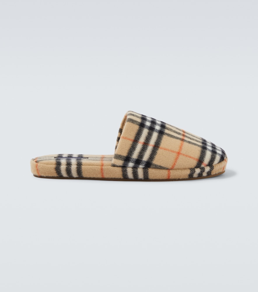 Burberry Check slippers