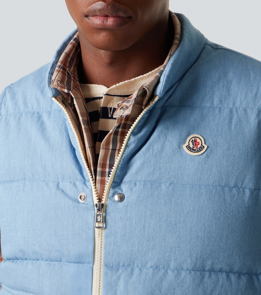 Moncler Moncler Daunenweste Heceta Aus Denim 