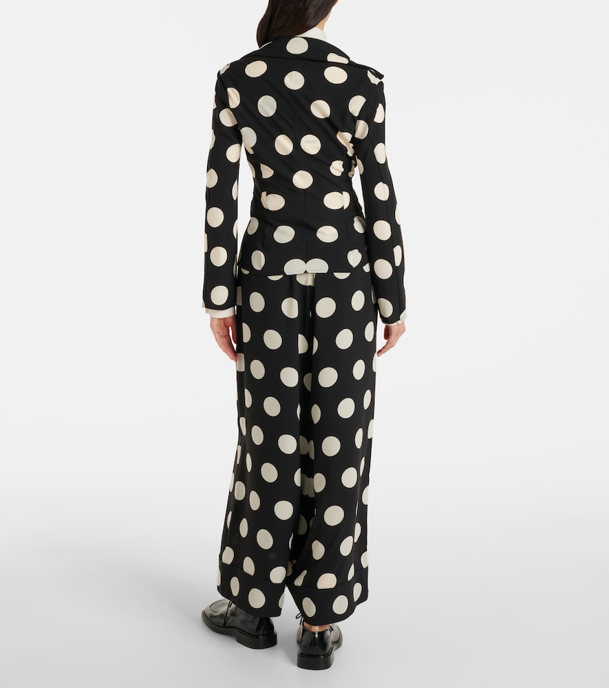  Junya Watanabe Junya Watanabe Polka-dot Wide-leg Pants 