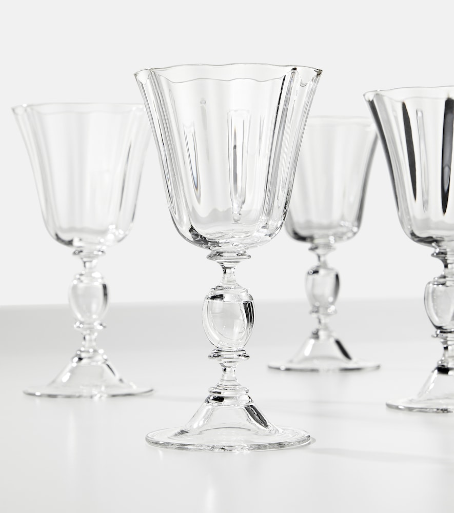  Akua Objects Akua Objects Alban Set Of 4 Wine Glasses 