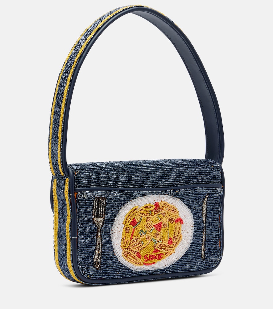 Staud Tommy Small beaded shoulder bag | Thumbnail 3