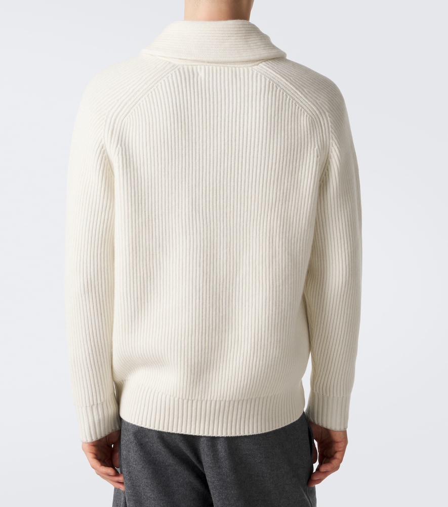 Mr Timothy Ribbed-Knit Cashmere Sweater