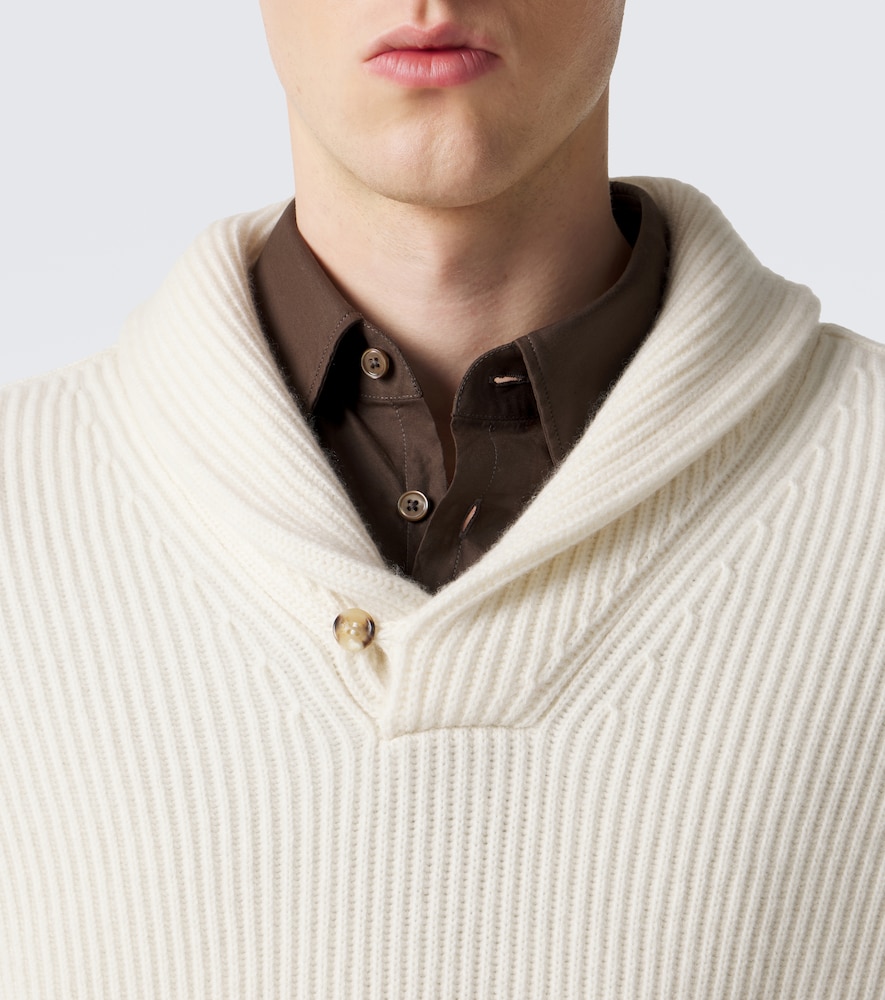 Mr Timothy Ribbed-Knit Cashmere Sweater