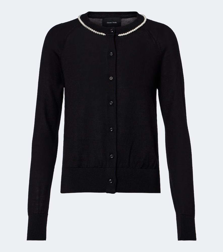 Cardigan in lana e seta