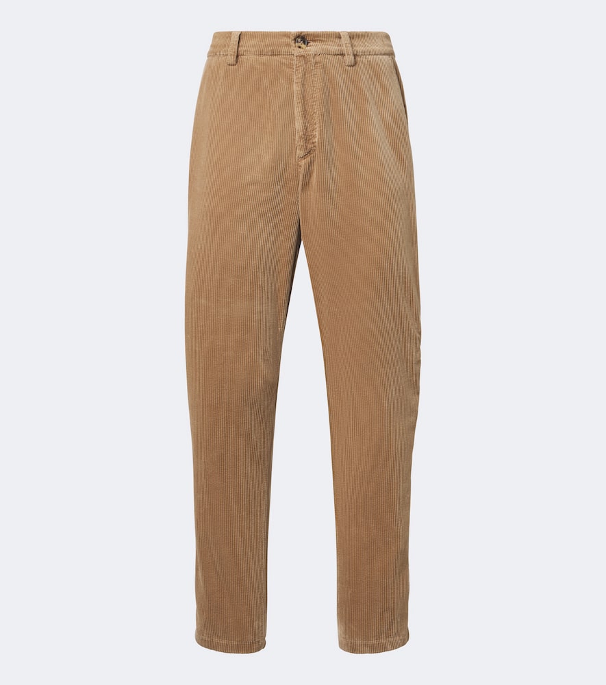 Gerade Hose aus Baumwoll-Cord