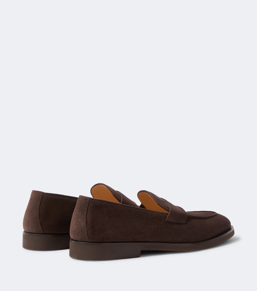 Suede Penny Loafers