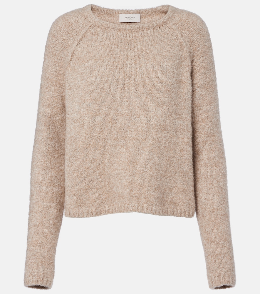 Pullover in cashmere, seta e lana