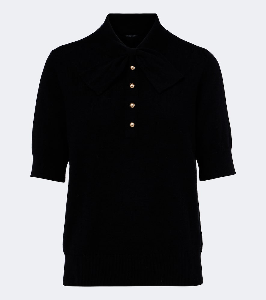 And Cashmere Polo Sweater