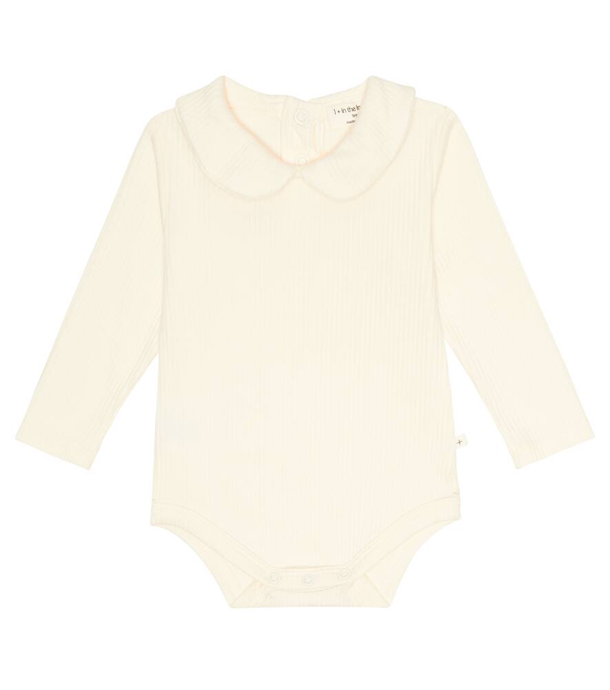 1+ In The Family Kids' Baby Ribbedknit Onesie In Ecru ModeSens