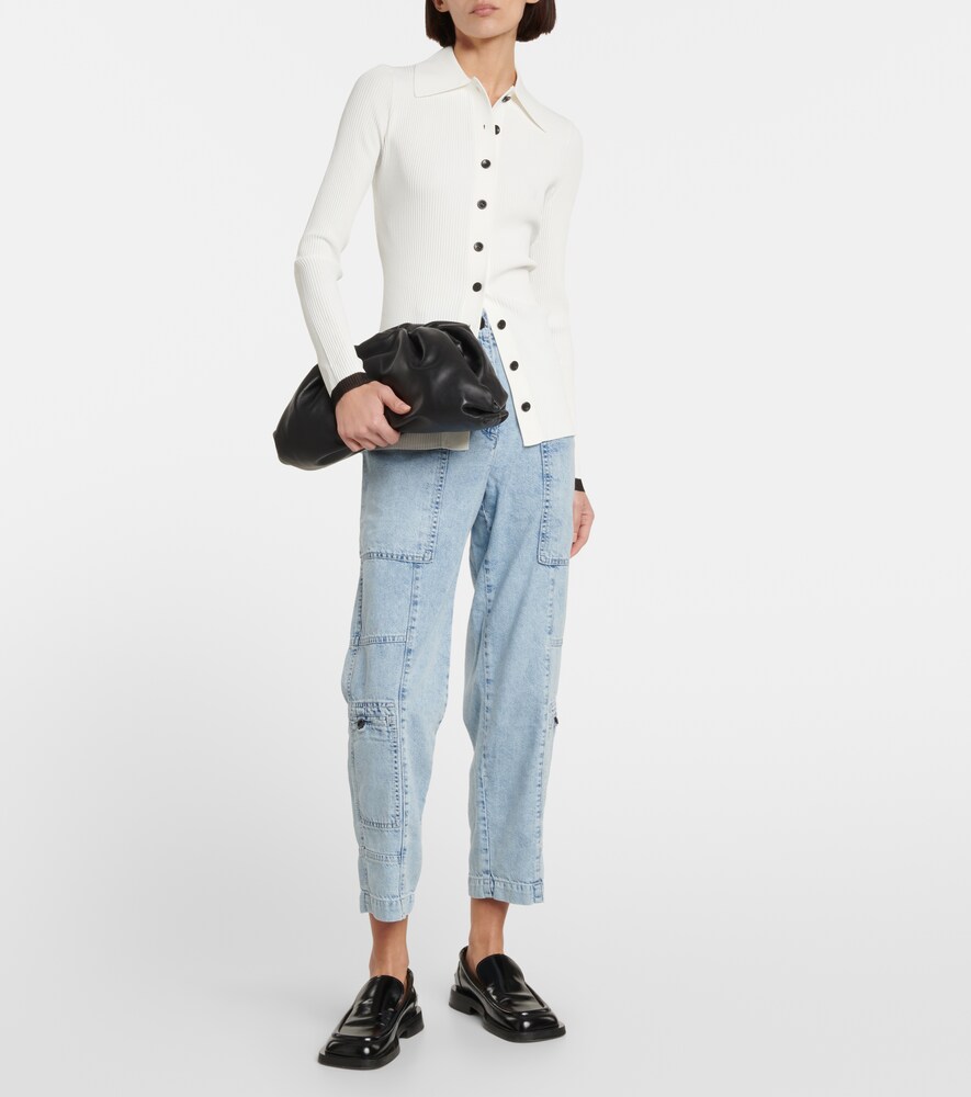  Proenza Schouler Proenza Schouler High-rise Cargo-jeans Chambray 