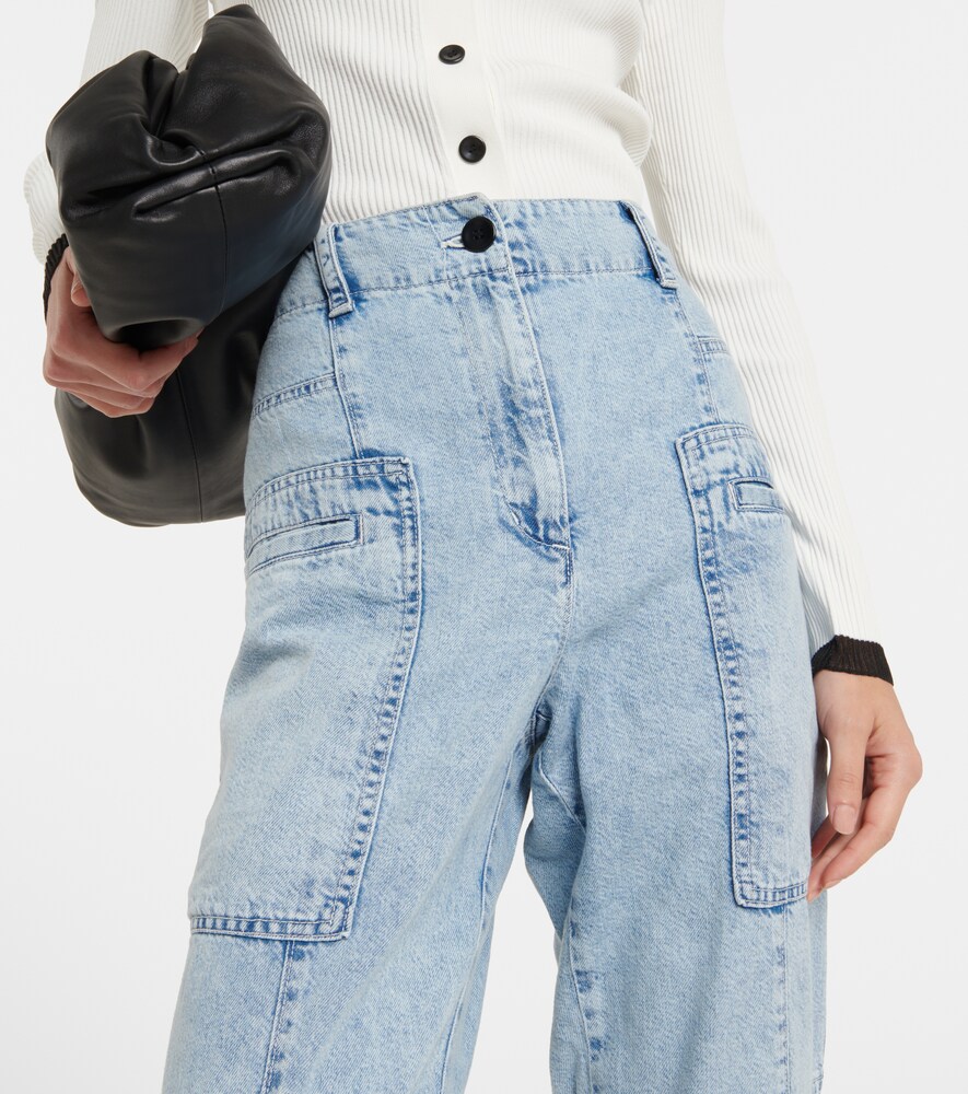  Proenza Schouler Proenza Schouler High-rise Cargo-jeans Chambray 