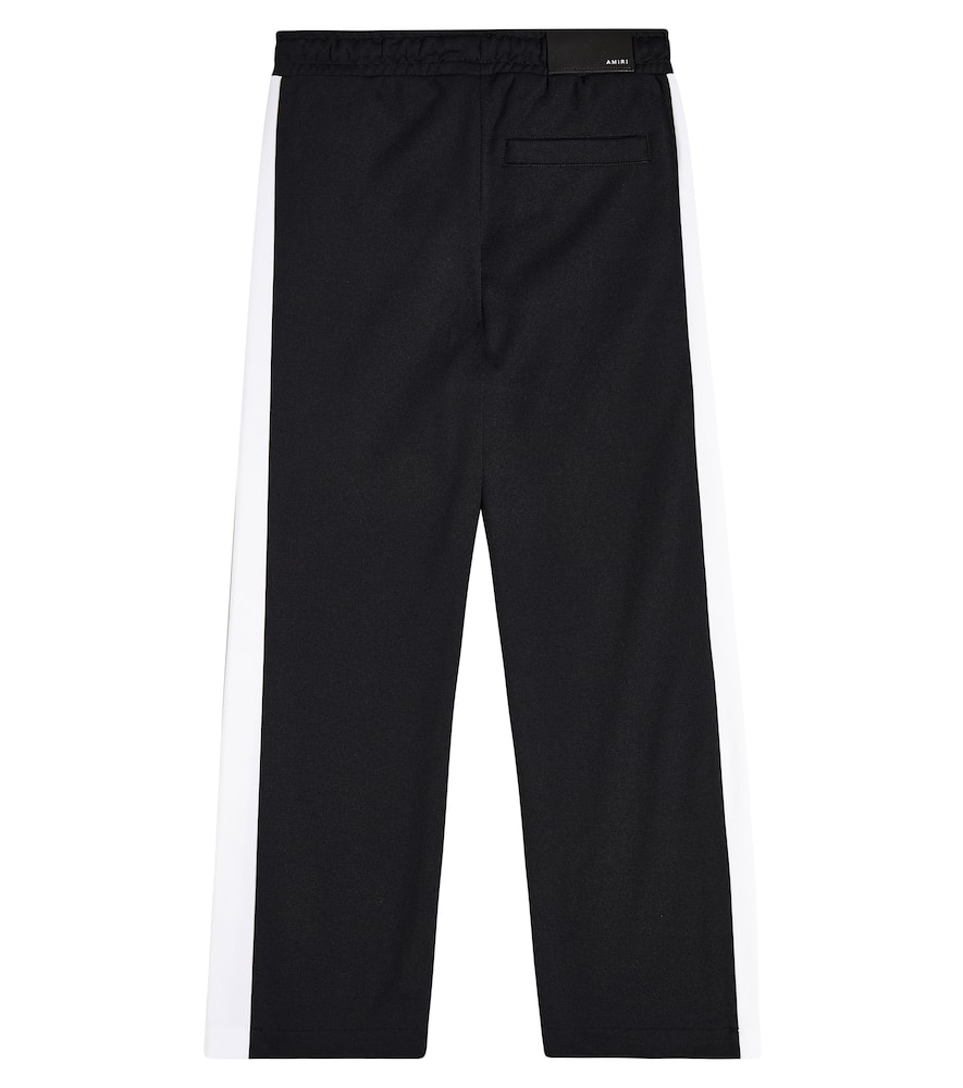 Shop Amiri Logo Track Pants In Black