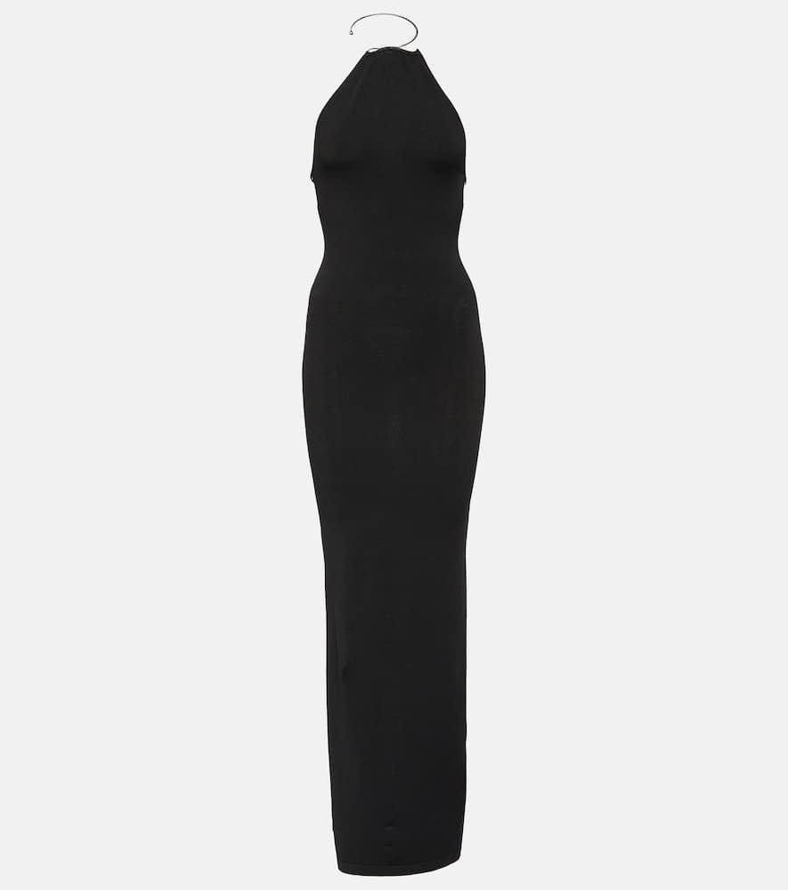 Aya Muse Clava halterneck maxi dress