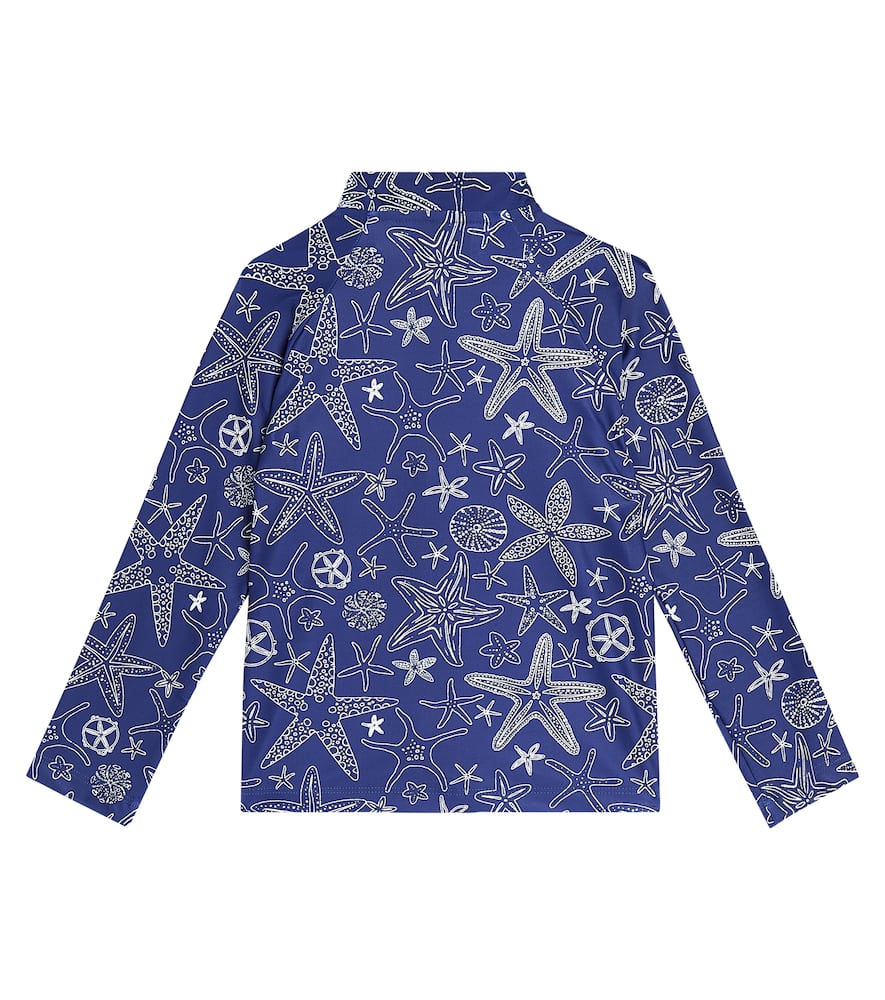 Vilebrequin Gingko Printed Rashguard In Multicoloured