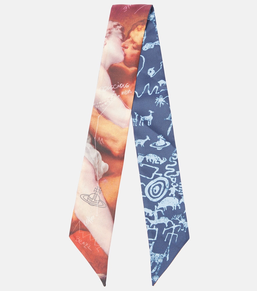 vivienne westwood foulard imprimé en soie