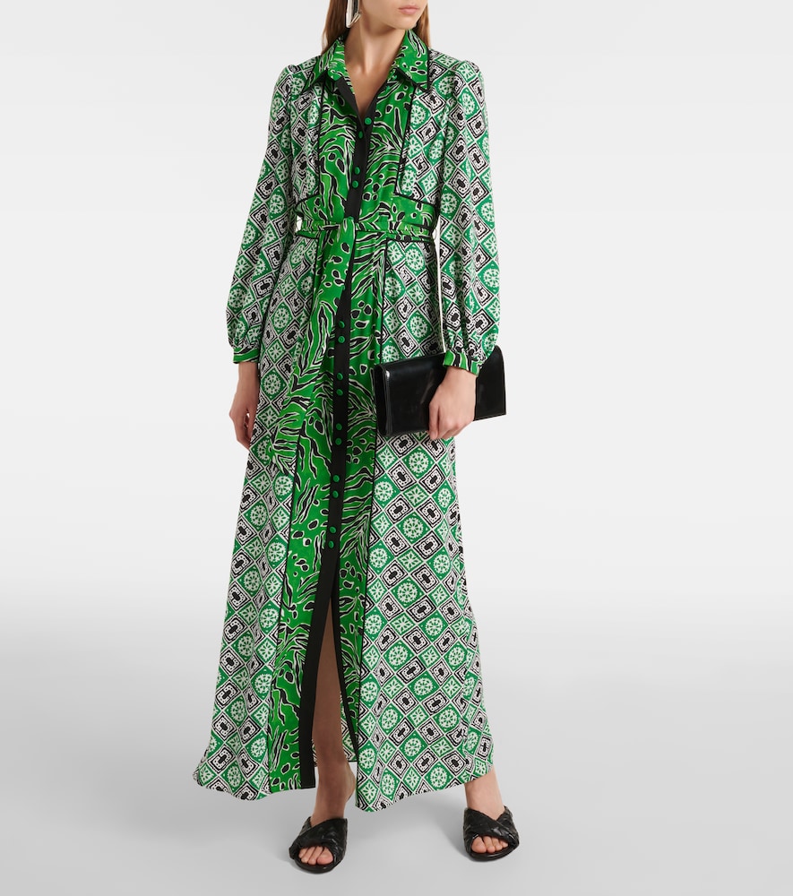  Diane Von Furstenberg Diane Von Furstenberg Joshua Printed Maxi Dress 