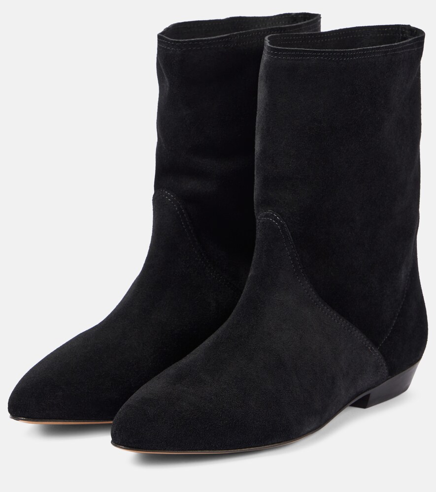  Isabel Marant Isabel Marant Slaine Suede Ankle Boots 
