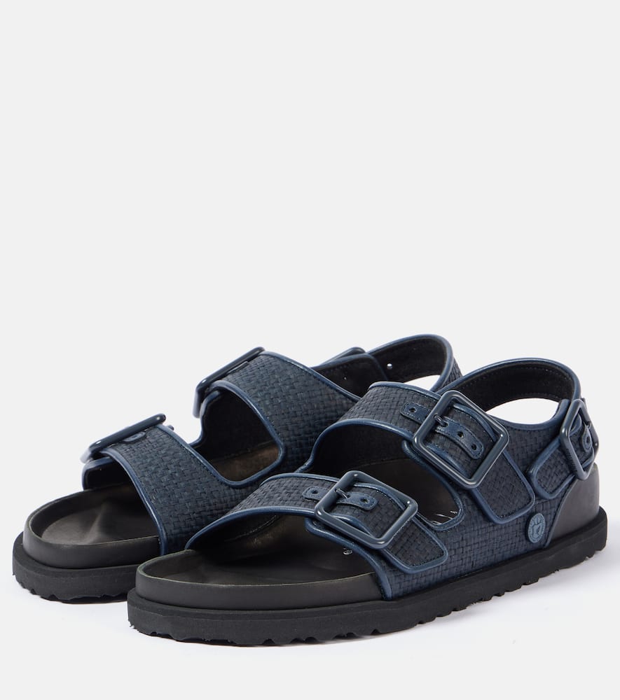 BIRKENSTOCK 1774 MILANO LUXE RAFFIA SANDALS 