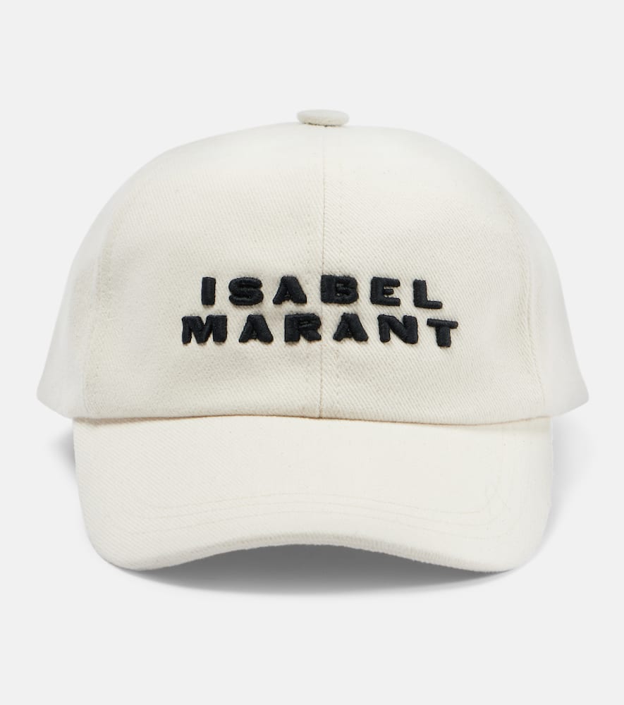 Isabel Marant Tyron Logo Baseball Cap In Beige