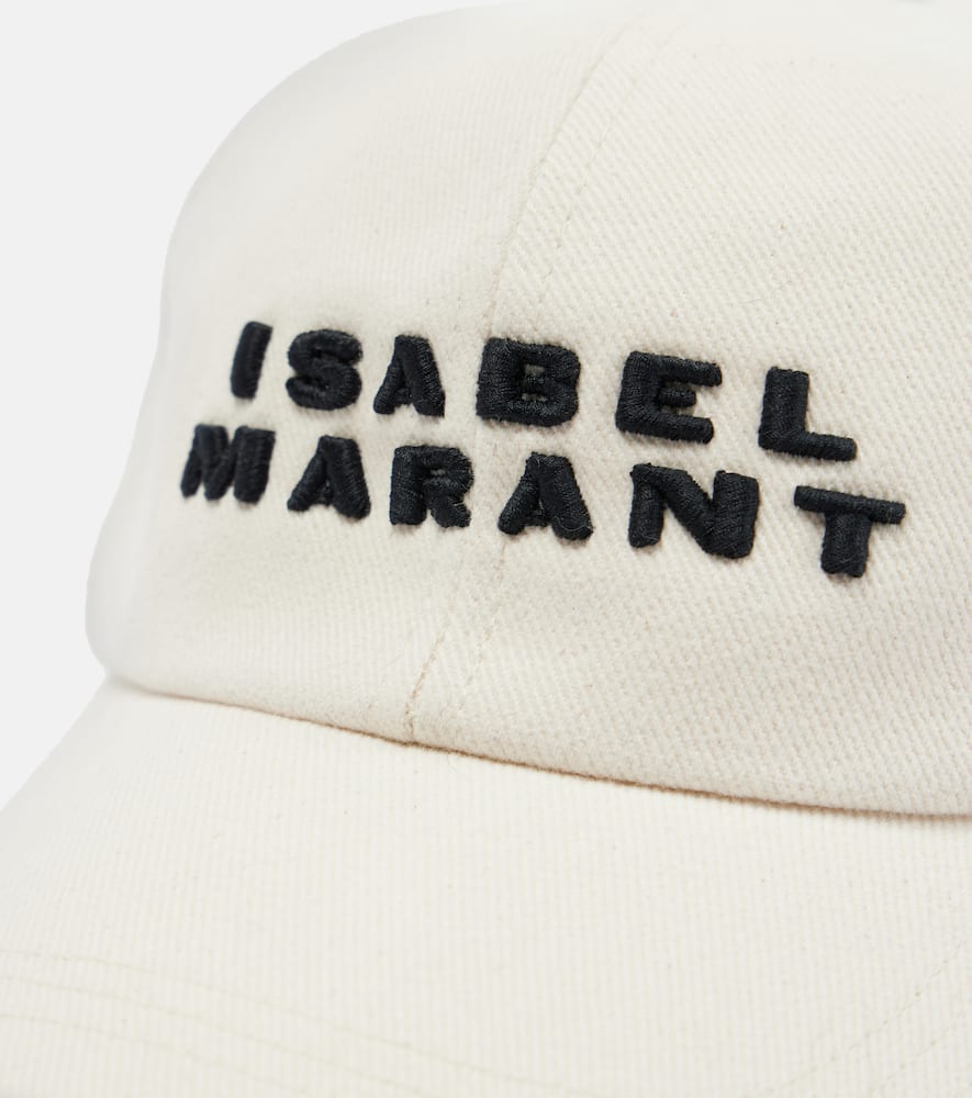 Isabel Marant Tyron Logo Baseball Cap In Beige