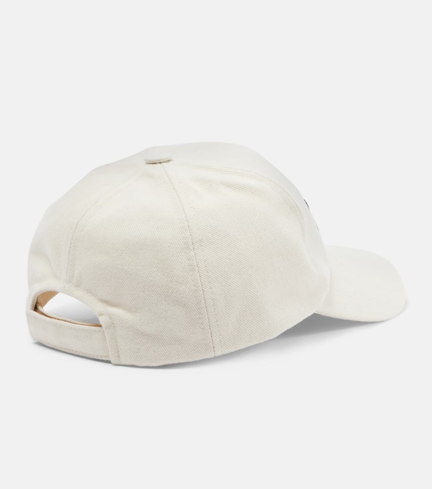 Isabel Marant Tyron Logo Baseball Cap In Beige