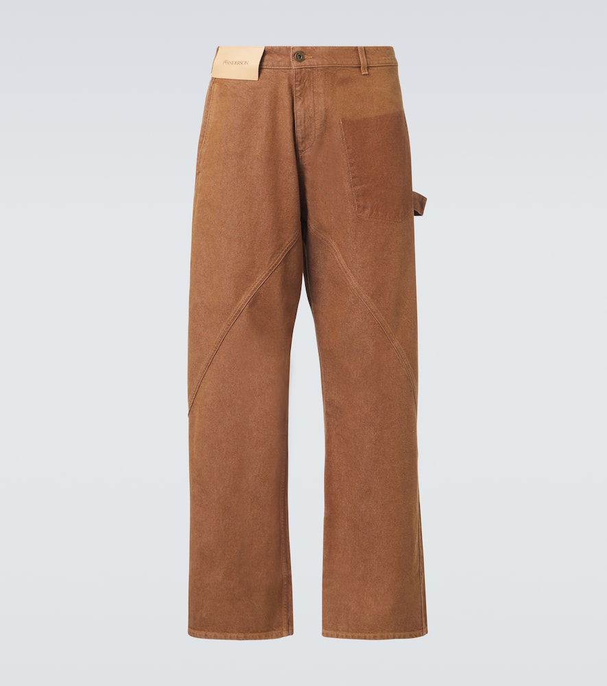 Twisted Workwear wide-leg jeans