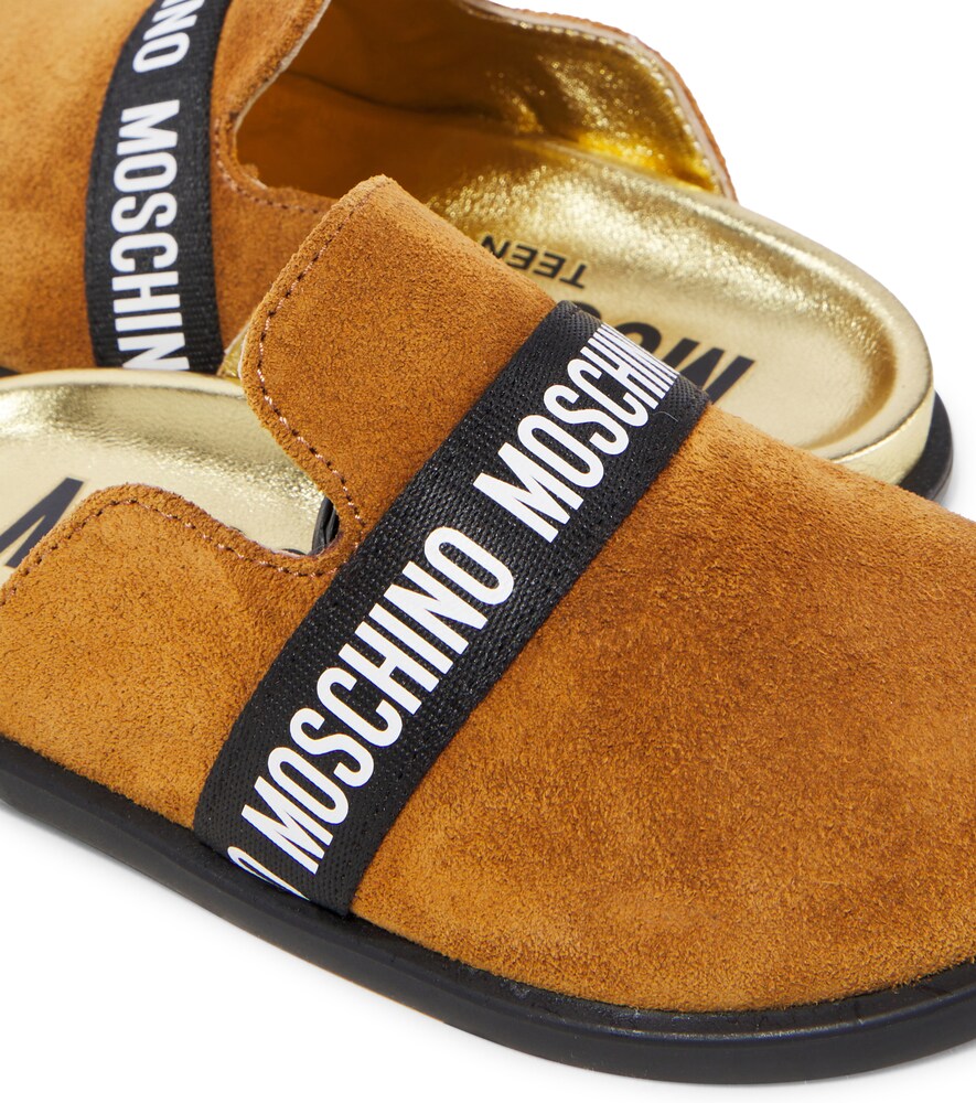  Moschino Kids Moschino Kids Slippers Aus Leder 