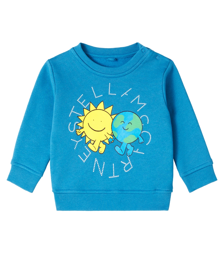 Stella McCartney Kids Baby printed cotton sweatshirt　ステラ マッカートニー キッズ ベビー プリント コットン スウェットシャツ Stella
