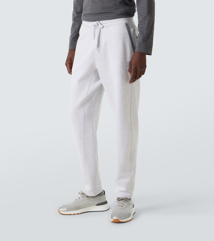  Brunello Cucinelli Brunello Cucinelli Cotton-blend Jersey Sweatpants 