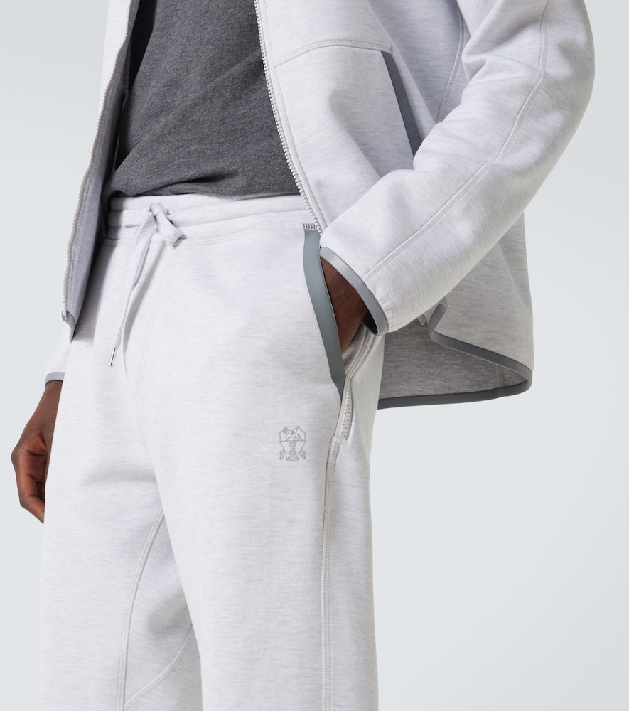  Brunello Cucinelli Brunello Cucinelli Cotton-blend Jersey Sweatpants 