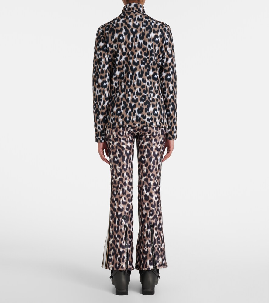 Orion Leopard-Print Ski Top