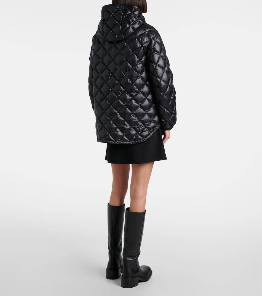 Moncler Diamond Quilted Down Jacket Puffer Jackets Black In Black