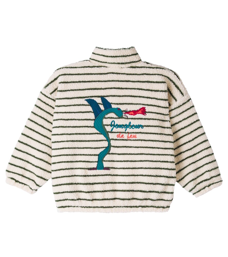  Konges Slojd Konges Sløjd X Rhw Bestickte Jacke Aus Teddyleece 