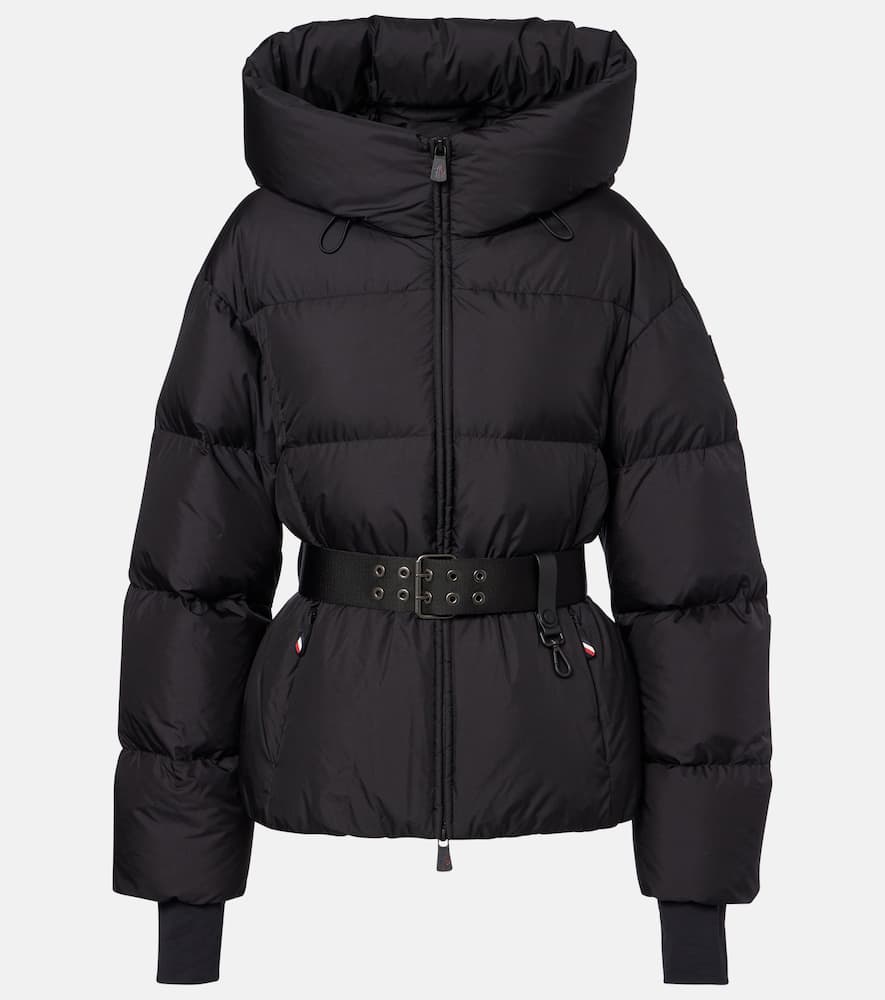 Moncler Nisene Down Ski Jacket In Black