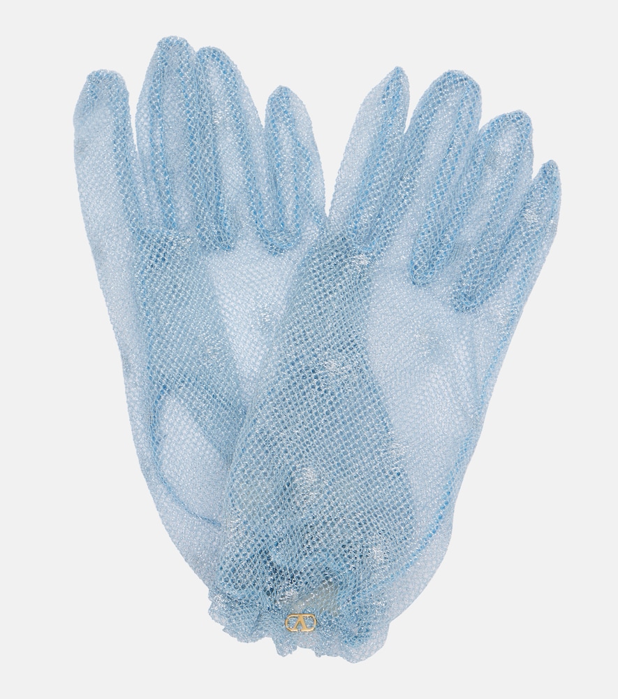 Valentino VLogo mesh gloves　ヴァレンティノ Vロゴ メッシュ グローブ Valentino