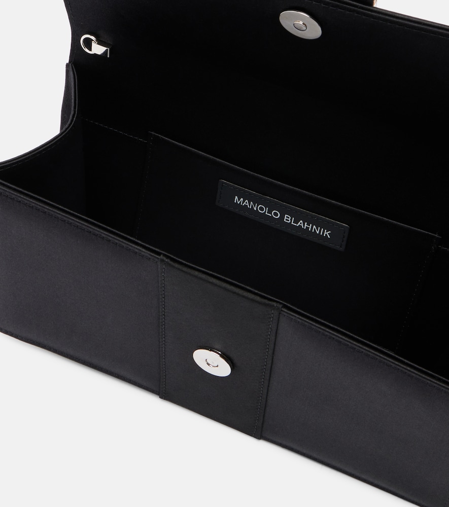  Manolo Blahnik Manolo Blahnik Clutch Maycapjou Aus Satin 