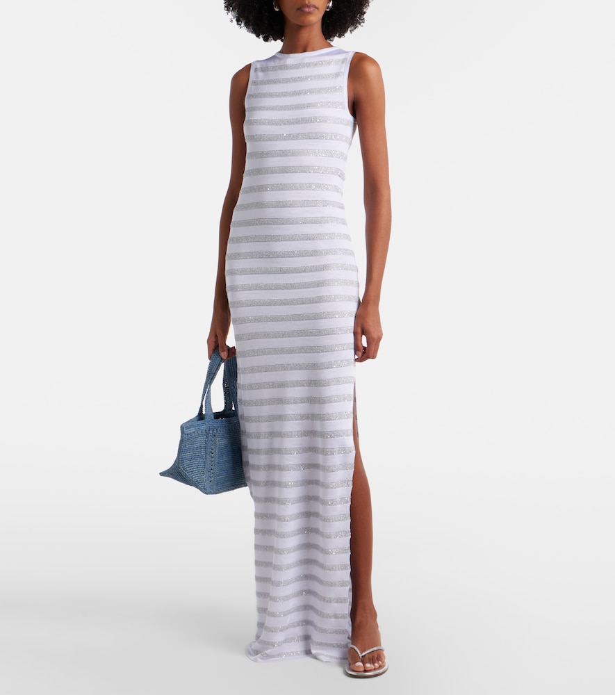 Missoni Sequined striped maxi dress