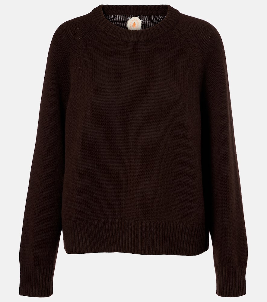 Jardin Des Orangers Wool And Cashmere Sweater In Brown